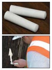 Railroad Chalk Markers